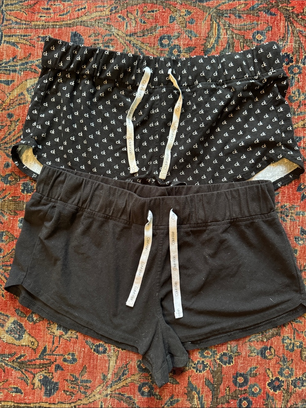 Calvin Klein Black Women’s Lounge Shorts Set - Pair